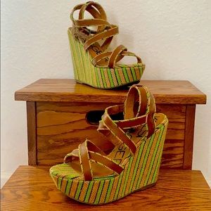 Strappy Wedges